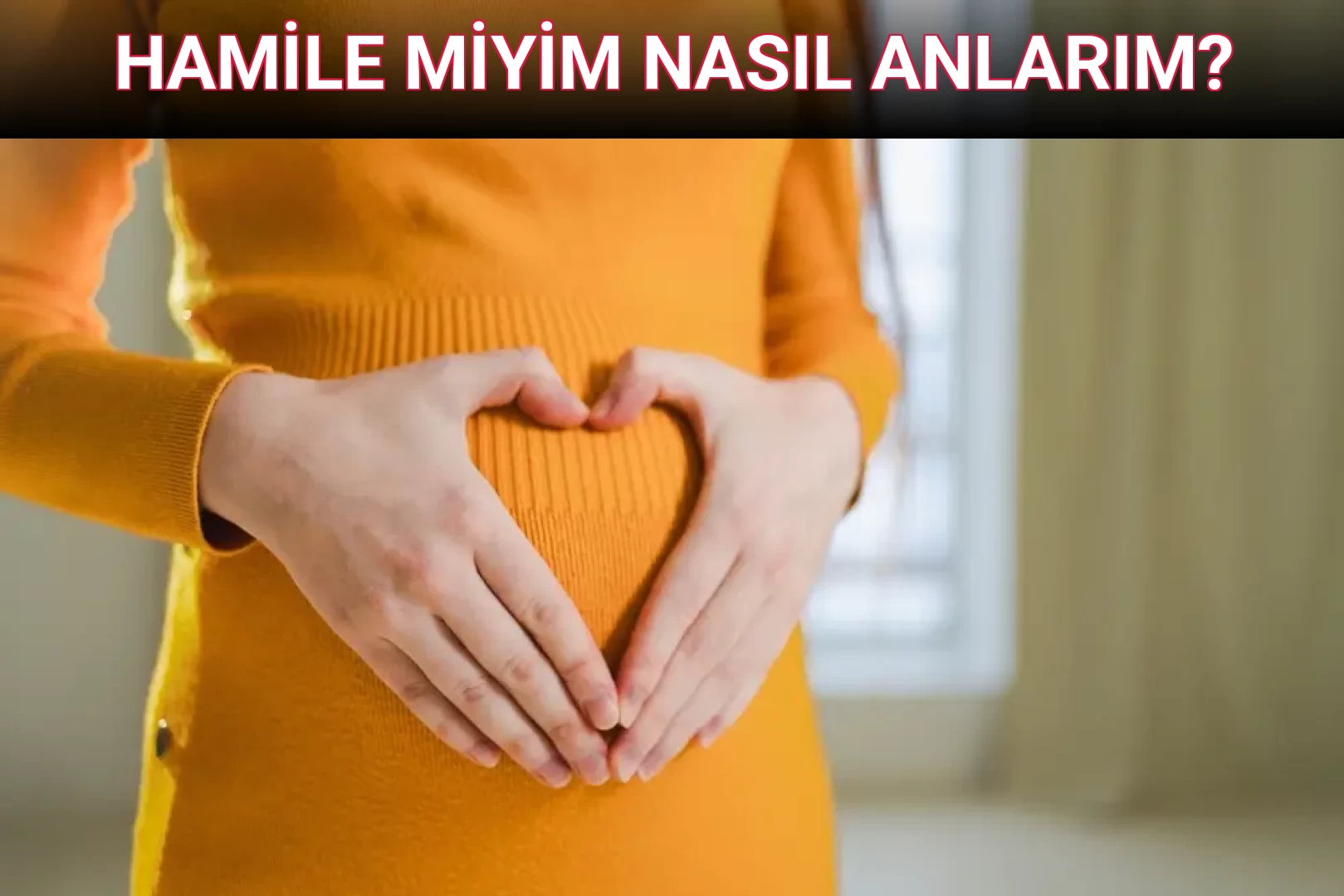 HAMİLE MİYİM NASIL ANLARIM?
