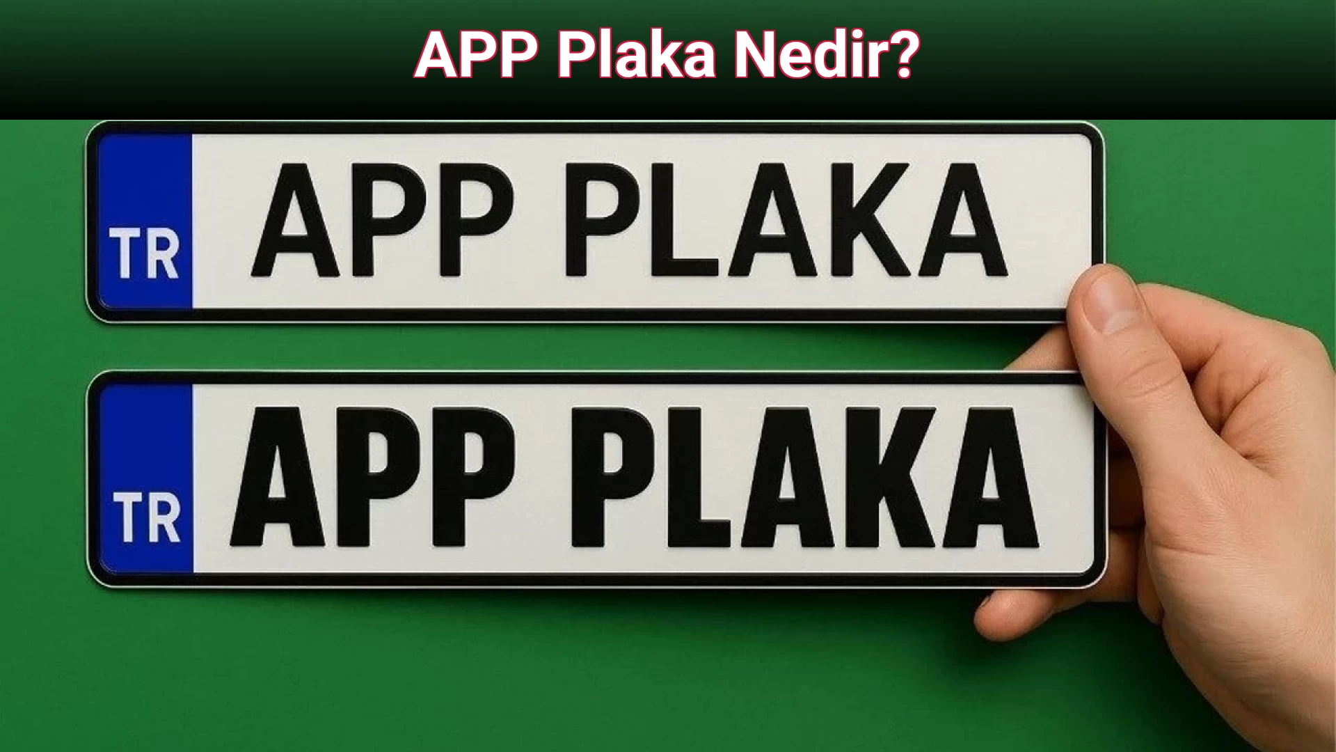 APP Plaka Nedir?